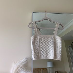 H&M knitted crop top